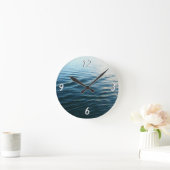 Farbtöne von Abstrakter Naturfotografie Runde Wanduhr (Zuhause)