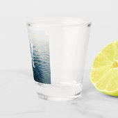 Farbtöne von Abstrakter Naturfotografie Schnapsglas (Rechts)