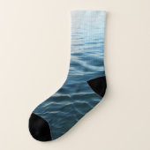Farbtöne von Abstrakter Naturfotografie Socken (Links - Außen)