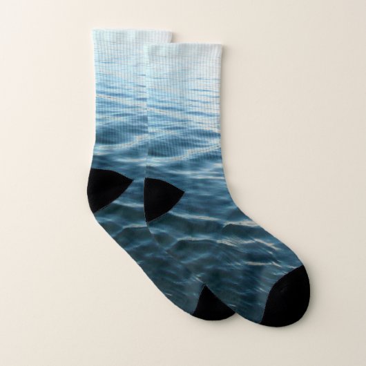 Farbtöne von Abstrakter Naturfotografie Socken (Paar)