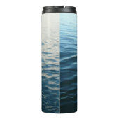 Farbtöne von Abstrakter Naturfotografie Thermosbecher (Rückseite)