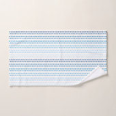 Farbtöne von Blau mit veränderbarer Hintergrundfar Handtuch (Handtuch)