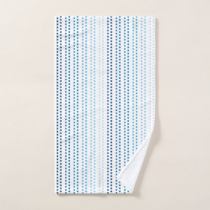 Farbtöne von Blau mit veränderbarer Hintergrundfar Handtuch
