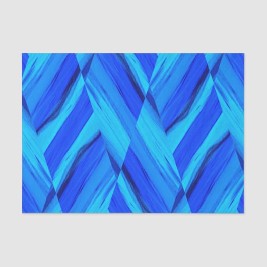 Farbtöne von blauem Papiertaschentuch Seidenpapier (Vorderseite)