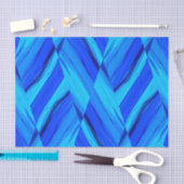 Farbtöne von blauem Papiertaschentuch Seidenpapier (Handwerk)