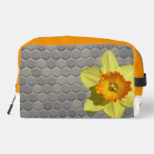 Farbtöne von blauen Mustern Die Toilettentüte Waschbeutel (Rückseite)