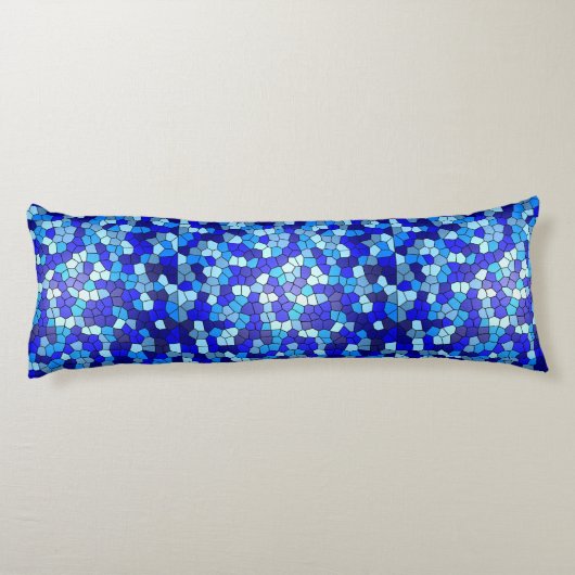 Farbtöne von Blaugestein von Shirley Taylor Seitenschläferkissen (Rückseite)