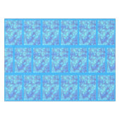 Farbtöne von Blue BokehTablecloth Tischdecke (Vorderseite (Horizontal))