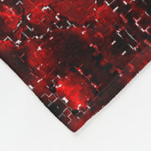 Farbtöne von grün und weiß gestrichen fleecedecke (Ecke)