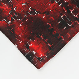 Farbtöne von grün und weiß gestrichen fleecedecke