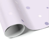 Farbtöne von lila Dotverpackungspapier Geschenkpapier (Rolleneckpunkt)
