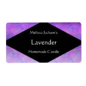 Farbtöne von Lila Seife oder Kerze (Vorne)