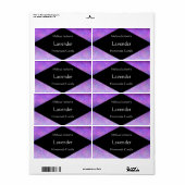 Farbtöne von Lila Seife oder Kerze (Vorne)