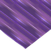 Farbtöne von Lila Streifen Kurzer Tischläufer (Ecke)