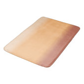 Farbtöne von Peach Gradient Badematte (Schrägansicht)