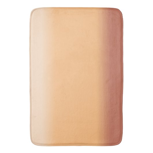 Farbtöne von Peach Gradient Badematte (Vorderseite Vertikal)