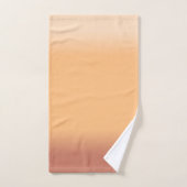 Farbtöne von Peach Gradient Badhandtuch Set (Handtuch)