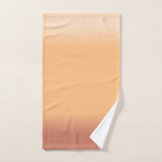 Farbtöne von Peach Gradient Badhandtuch Set (Handtuch)