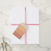 Farbtöne von Peach Gradient Geschenkanhänger (Mit Garn)