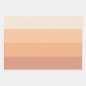 Farbtöne von Peach Gradient Geschenkpapier Set (Vorderseite 2)