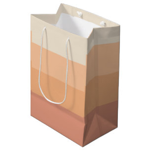 Farbtöne von Peach Gradient Mittlere Geschenktüte