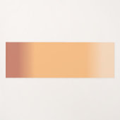 Farbtöne von Peach Gradient Yogamatte (Vorderseite (Horizontal))