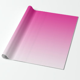 Farbtöne von Pink Ombre Geschenkpapier