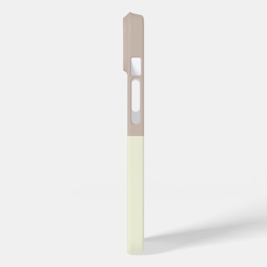 Farbtrendy für vertikale Monogramme Minimalistisch Case-Mate iPhone Hülle (Rückseite / Links)