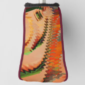 Farbtrennung mit Zack- oder Welleneffektgolfkopf Golf Headcover (Rotieren 90)