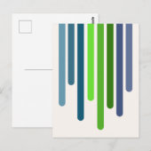 Farbtröpfchen (Frühling) Postkarte (Vorne/Hinten)