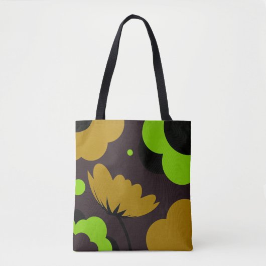 Farbttherapie-Abstrakt-Blumentasche Tasche (Vorderseite)