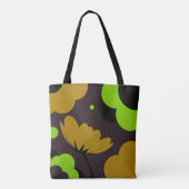 Farbttherapie-Abstrakt-Blumentasche Tasche (Rückseite)