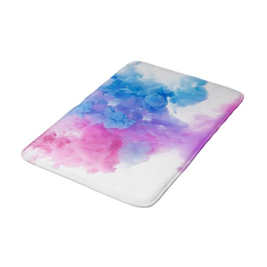 Farbtücher Badematte (Schrägansicht)