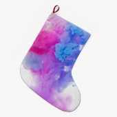 Farbtücher Großer Weihnachtsstrumpf (Vorderansicht (hängend))