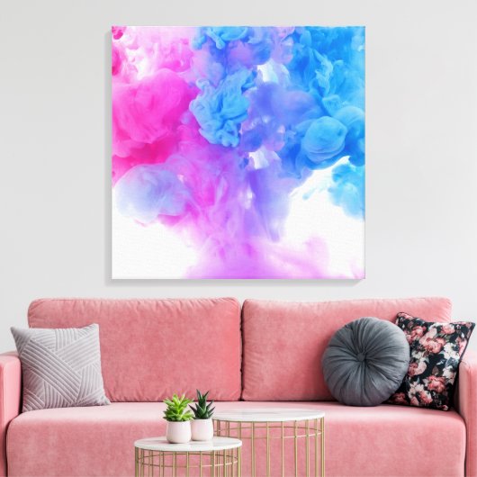 Farbtücher Leinwanddruck (Insitu (Wohnzimmer))