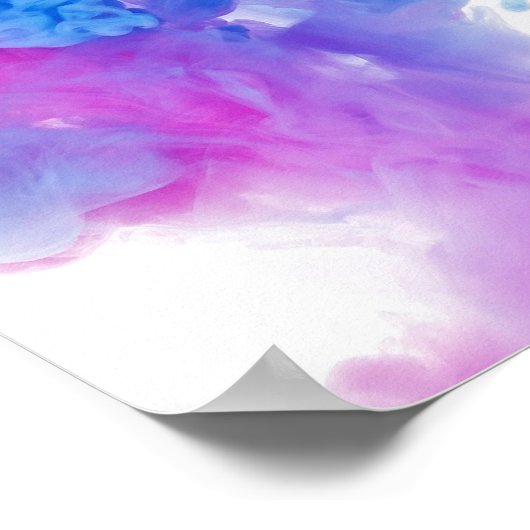 Farbtücher Poster (Ecke)