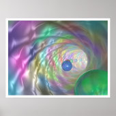 Farbtunnel Poster (Vorne)