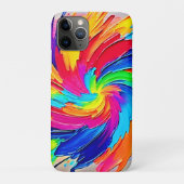 Farbtupfer: Abstrakte Kunst Case-Mate iPhone Hülle (Rückseite)