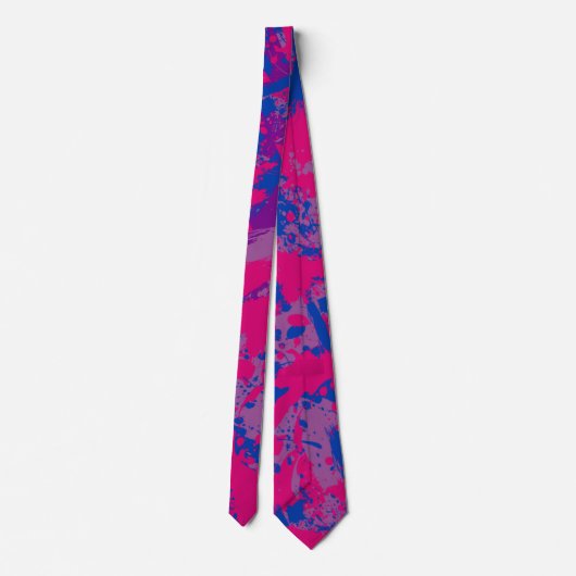 Farbtupfer | Bisexueller Stolz Krawatte (Rückseite)