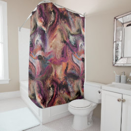 Farbtupfer Duschvorhang