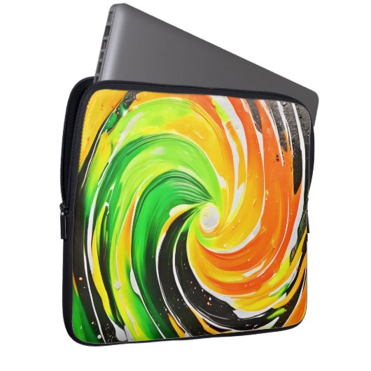 Farbtupfer Laptopschutzhülle (Vorne Rechts)