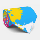 Farbtupfer | Pansexual Pride Krawatte (Gerollt)