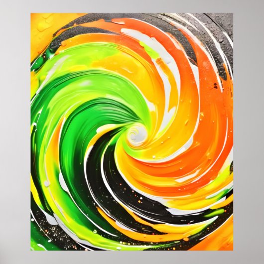 Farbtupfer Poster (Vorne)