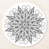 Farbtupfer Untersetzer (Vorderseite)