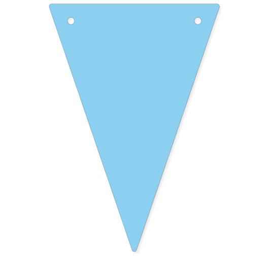 Farbtupfer Wimpelkette (Zweite Fahne)