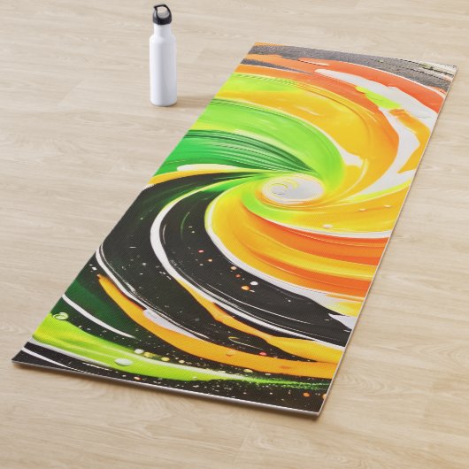 Farbtupfer Yogamatte (Beispiel)