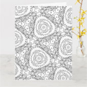 Farbtupskarte Karte (Gelbe Blume)