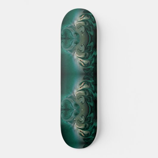 Farbturquesa Skateboard (Vorderseite)