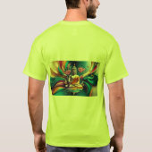 Farbübergang: Abstrakter Expressionismus T-Shirt (Rückseite)