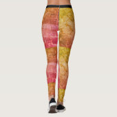 Farbübergreifende benutzerdefinierte Leggings (Rückseite)